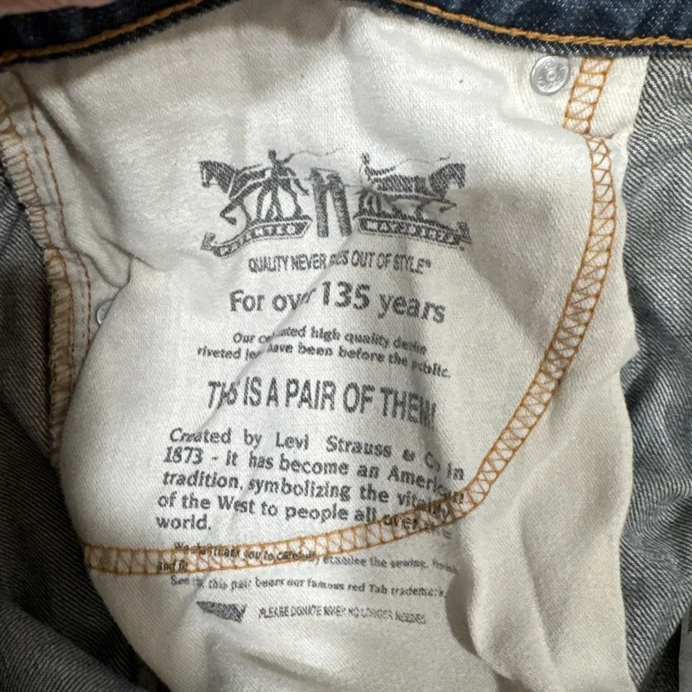 Levi's 550 Relaxed Fit Jeans‎ Mens 36 X 34 Blue 100% Cotton Denim